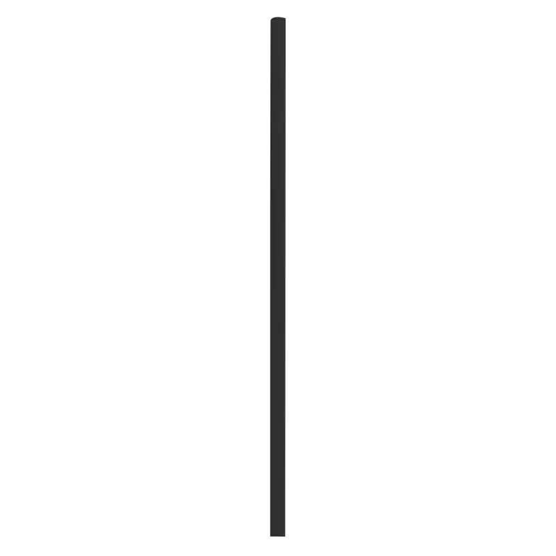 PacknWood Durable Solid Black Cocktail Paper Straws - Unwrapped - Diam.0.2'' H:5.7'' - 3000 pcs PacknWood Durable Solid Black Cocktail Paper Straws - Unwrapped - Diam.0.2'' H:5.7'' - 3000 pcs