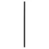 PacknWood Durable Solid Black Cocktail Paper Straws - Unwrapped - Diam.0.2'' H:5.7'' - 3000 pcs