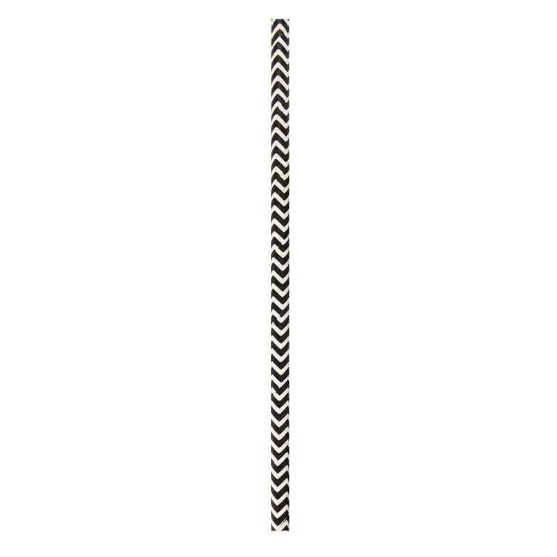 PacknWood Durable Black & White Design Paper Straws - Unwrapped - Diam.0.2'' L:7.75'' - 3000 pcs PacknWood Durable Black & White Design Paper Straws - Unwrapped - Diam.0.2'' L:7.75'' - 3000 pcs