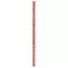 PacknWood Durable Red & White Design Paper Straws - Unwrapped - Diam.0.2'' L:7.75'' - 3000 pcs