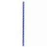 PacknWood Durable Blue & White Paper Straws - Unwrapped - Diam.0.2'' L:7.75'' - 3000 pcs