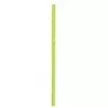 PacknWood Durable Lime Green & White Paper Straws - Unwrapped - L:7.75'' - 3000 pcs