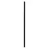 PacknWood Durable Solid Black Paper Straws - Wrapped - Diam.0.2'' L:7.75'' - 3000 pcs