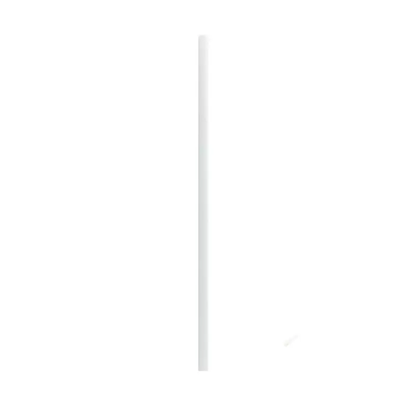PacknWood Durable Solid White Paper Straws - Wrapped - Diam.0.2'' L:7.75'' - 3000 pcs PacknWood Durable Solid White Paper Straws - Wrapped - Diam.0.2'' L:7.75'' - 3000 pcs