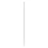 PacknWood Durable Solid White Paper Straws - Unwrapped - Diam.0.2'' L:10.25'' - 3000 pcs