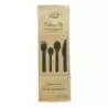 PacknWood Wooden Cutlery 5-1 Kit (Knife + Fork + Spoon + Mini Spoon + Napkin) - 6.2'' - 250 pcs