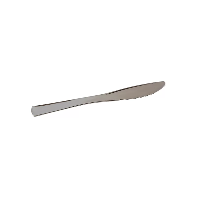 PacknWood Silver Reflection Knife - 7.8''-198MM - 2000 pcs PacknWood Silver Reflection Knife - 7.8''-198MM - 2000 pcs