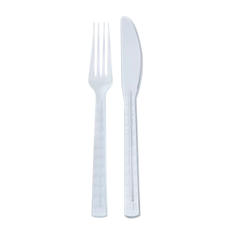 PacknWood Clear First Class Kit 2-1 (Fork, Knife) - 7.5'' - 250 pcs PacknWood Clear First Class Kit 2-1 (Fork, Knife) - 7.5'' - 250 pcs