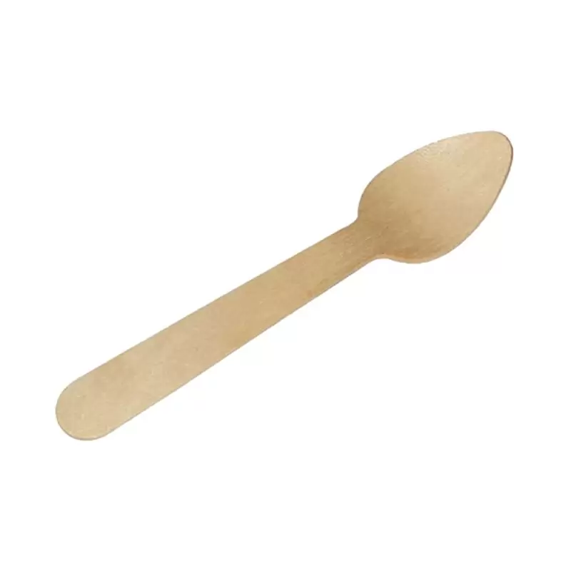 PacknWood Small Wooden Spoon - L:5.5'' - 2000 pcs PacknWood Small Wooden Spoon - L:5.5'' - 2000 pcs