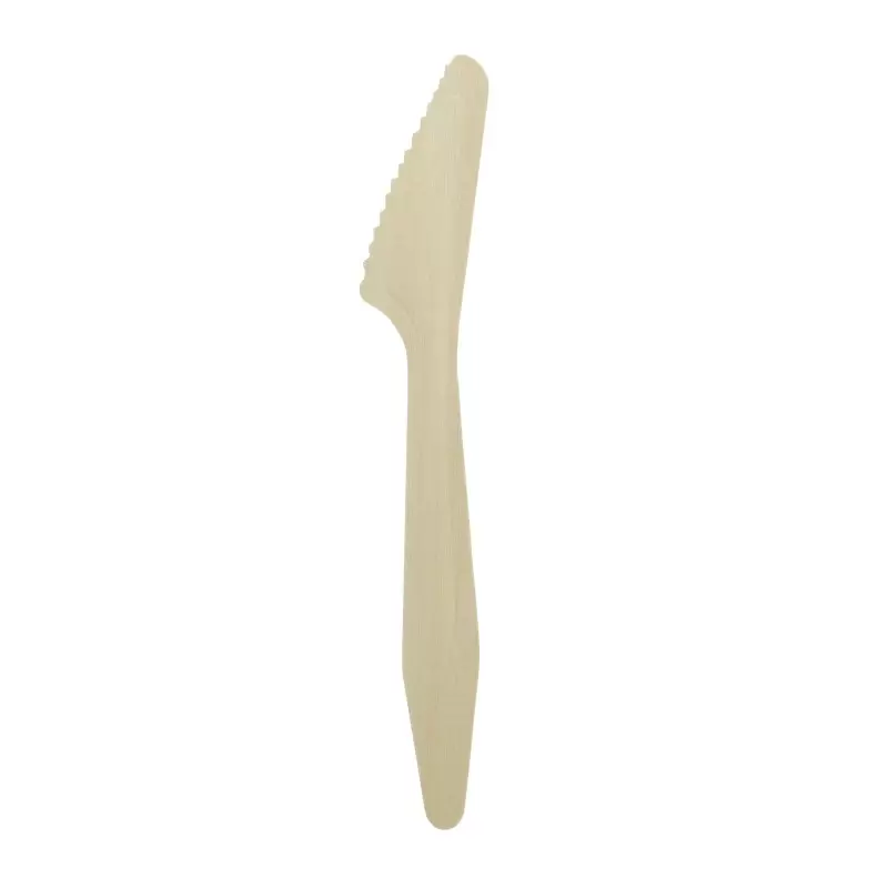 PacknWood Heavy Weight Wooden Knife - 7.3'' - 1000 pcs PacknWood Heavy Weight Wooden Knife - 7.3'' - 1000 pcs