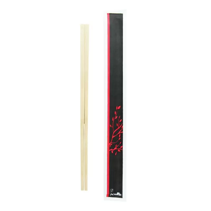 PacknWood Wood Chopsticks Wrapped - 7.9'' - 2000 pcs PacknWood Wood Chopsticks Wrapped - 7.9'' - 2000 pcs
