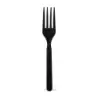 PacknWood Compostable & Heat Proof Corn - Black Fork - 6'' - 1000 pcs