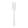 PacknWood Compostable & Heat Proof Corn - White Fork - 6'' - 1000 pcs