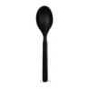 PacknWood Compostable & Heat Proof Corn - Black Spoon - 6'' - 1000 pcs