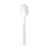 PacknWood Compostable & Heat Proof Corn - White Spoon - 6'' - 1000 pcs