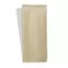PacknWood Cream Cutlery Paper Bag With White Napkin 2-Ply - 4.3'' x 10'' - 500 pcs