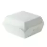 PacknWood White Mini Slider Box - 4oz 3.3 x 3.3 x 2'' - 500 pcs