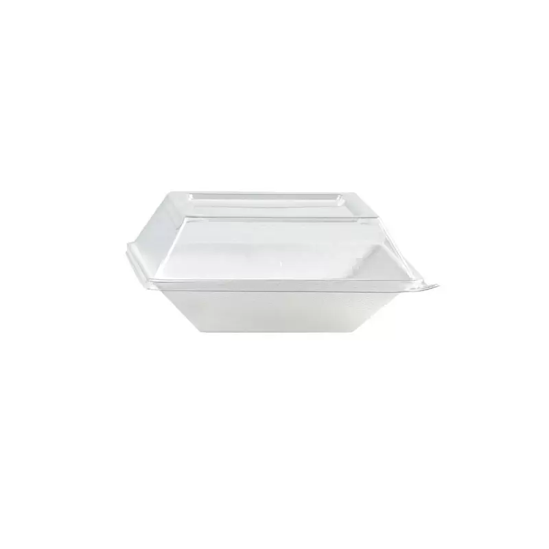 PacknWood Clear Pet Lid For 210Ecod1414 - 5.19 x 5.19 x 1.22'' - 100 pcs PacknWood Clear Pet Lid For 210Ecod1414 - 5.19 x 5.19 x 1.22'' - 100 pcs