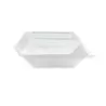 PacknWood Clear Pet Lid For 210Ecod1414 - 5.19 x 5.19 x 1.22'' - 100 pcs