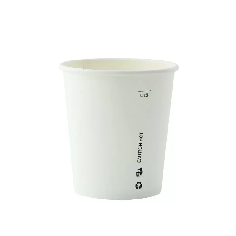 PacknWood White Paper Cup - 6oz - 2000 pcs PacknWood White Paper Cup - 6oz - 2000 pcs