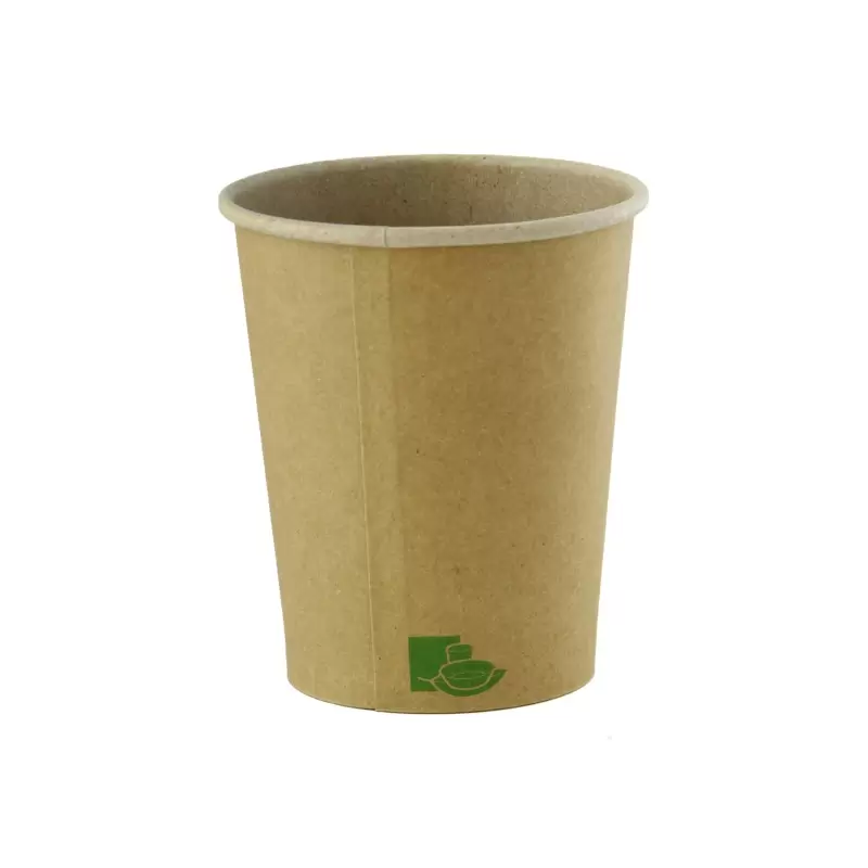 PacknWood Zen Kraft Recyclable Paper Cup - 10oz Diam.3.5'' H:4.1'' - 1000 pcs PacknWood Zen Kraft Recyclable Paper Cup - 10oz Diam.3.5'' H:4.1'' - 1000 pcs