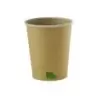 PacknWood Zen Kraft Recyclable Paper Cup - 4oz Diam.2.44'' H:2.4'' - 1000 pcs