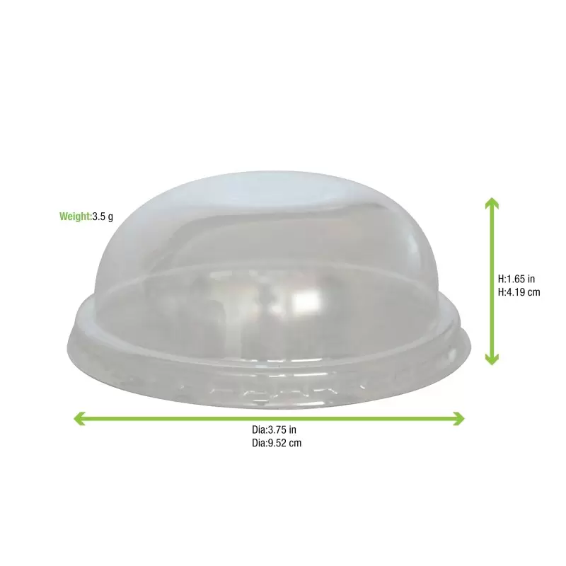 PacknWood Clear Pet Dome Lid For 210Poc181N & 210Pob181 & 210Poc320N & 210Gpu12 - Diam.3.5'' - 1000 pcs PacknWood Clear Pet Dome Lid For 210Poc181N & 210Pob181 & 210Poc320N & 210Gpu12 - Diam.3.5'' - 1000 pcs