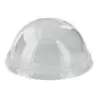 PacknWood Clear Pet Dome Lid With Hole For 210Poc81N & 210Pob80 & 210Poc121N & 210Pob121 - Diam.2.9'' - 1000 pcs