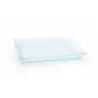 PacknWood Klarity Square Transparent Green Dish - 5.1 x 5.1'' - 100 pcs