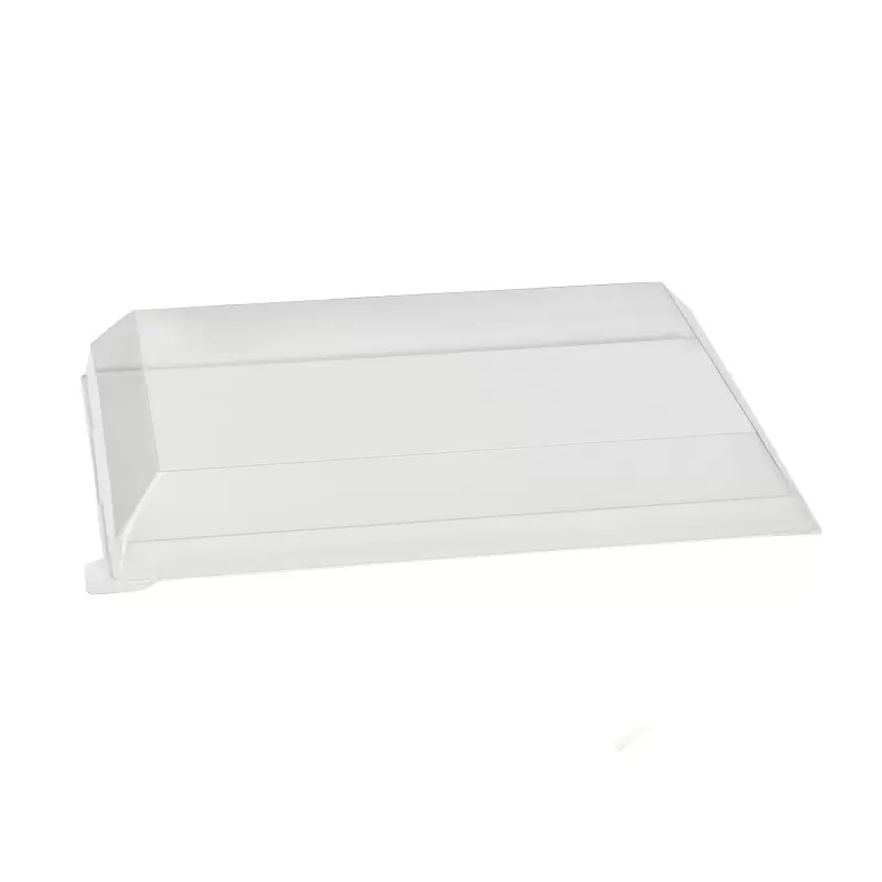 PacknWood Klarity Transparent Pet Green Lid For 210Klartray - 14.9 x 10.7 x 1.18'' - 50 pcs PacknWood Klarity Transparent Pet Green Lid For 210Klartray - 14.9 x 10.7 x 1.18'' - 50 pcs