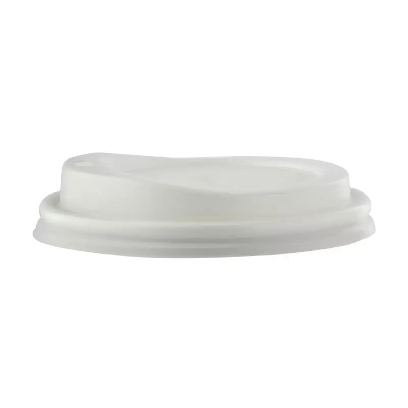 PacknWood Compostable Coffee Lid For 10 Oz, 12 Oz, 16 Oz, 20 Oz - Diam.3.54'' - 1000 pcs PacknWood Compostable Coffee Lid For 10 Oz, 12 Oz, 16 Oz, 20 Oz - Diam.3.54'' - 1000 pcs