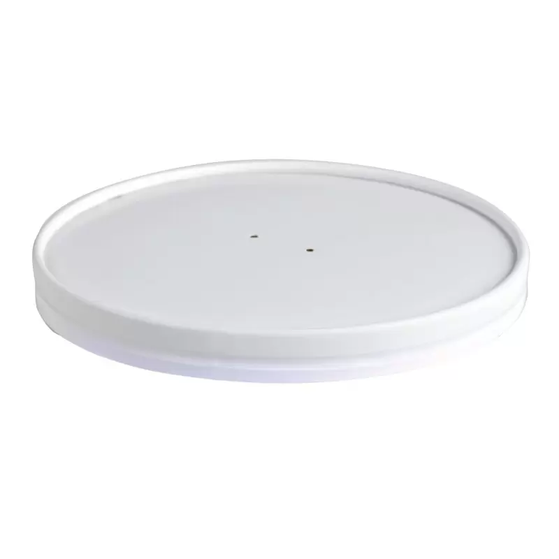 PacknWood Vented Paper Lid For 210Pc Range - Diam.5.9'' - 360 pcs PacknWood Vented Paper Lid For 210Pc Range - Diam.5.9'' - 360 pcs