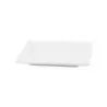 PacknWood Mini White Square Dish - 3.75 x 3.75 x 0.4'' - 24 pcs