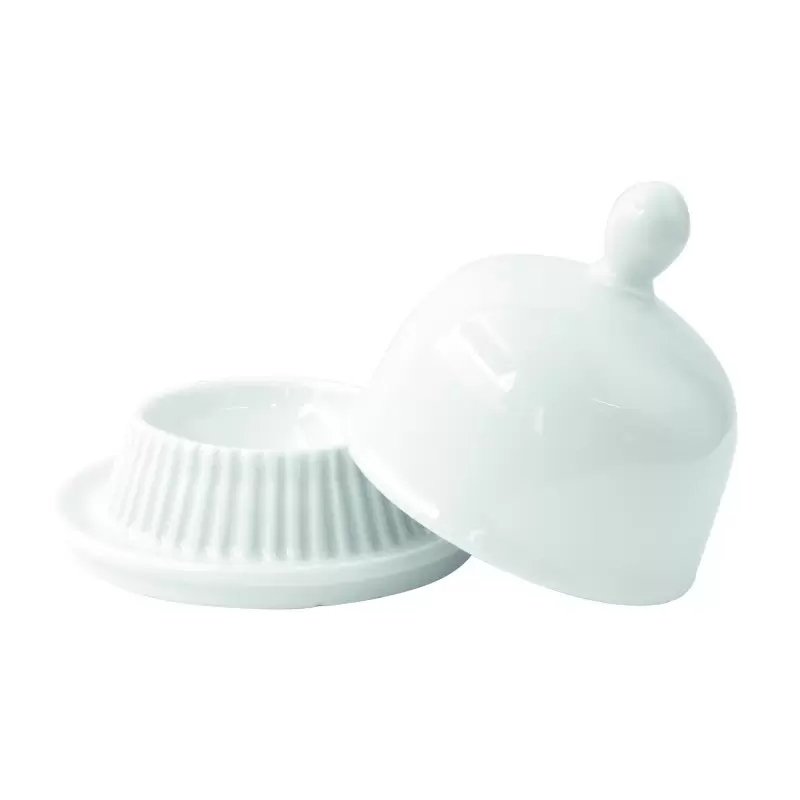 PacknWood Mini Porcelain Bell Dish - 1oz Diam.3.4'' H:3.25'' - 24 pcs PacknWood Mini Porcelain Bell Dish - 1oz Diam.3.4'' H:3.25'' - 24 pcs