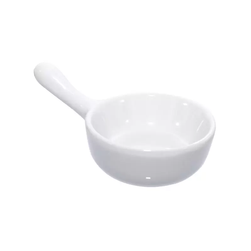 PacknWood Mini Porcelain Saucepan - 1oz Diam.2.5'' H:1.5'' - 24 pcs PacknWood Mini Porcelain Saucepan - 1oz Diam.2.5'' H:1.5'' - 24 pcs