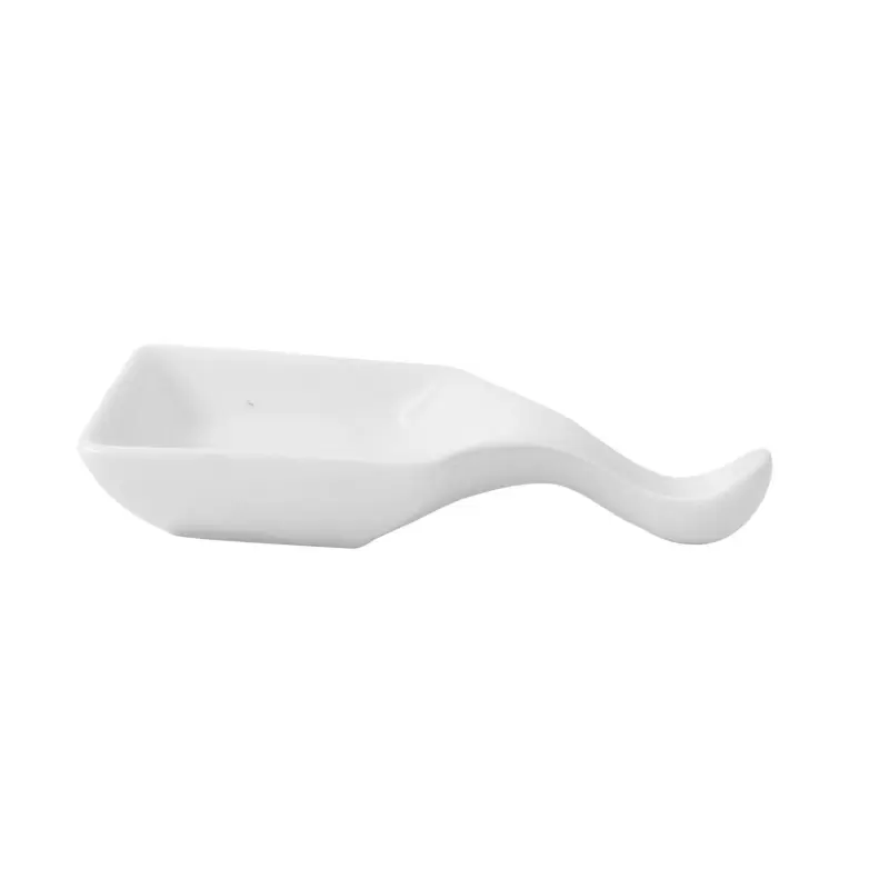 PacknWood Mini White Square Spoon - 1oz 3.8 x 2.1 x 0.7'' - 24 pcs PacknWood Mini White Square Spoon - 1oz 3.8 x 2.1 x 0.7'' - 24 pcs