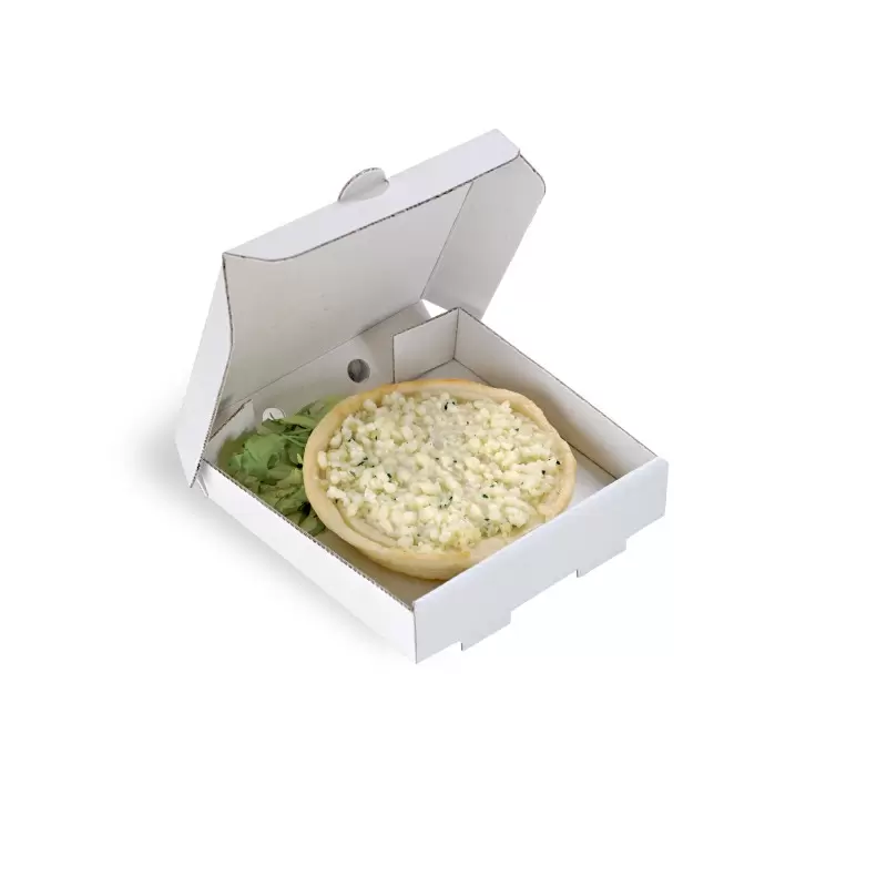 PacknWood Mini Cardboard Pizza Box - 3.5 x 3.5 x 0.8'' - 500 pcs PacknWood Mini Cardboard Pizza Box - 3.5 x 3.5 x 0.8'' - 500 pcs