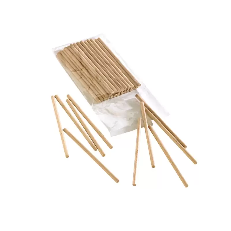 PacknWood Wooden Cake Pop Sticks - Diam.0.15'' L:3.7'' - 500 pcs PacknWood Wooden Cake Pop Sticks - Diam.0.15'' L:3.7'' - 500 pcs