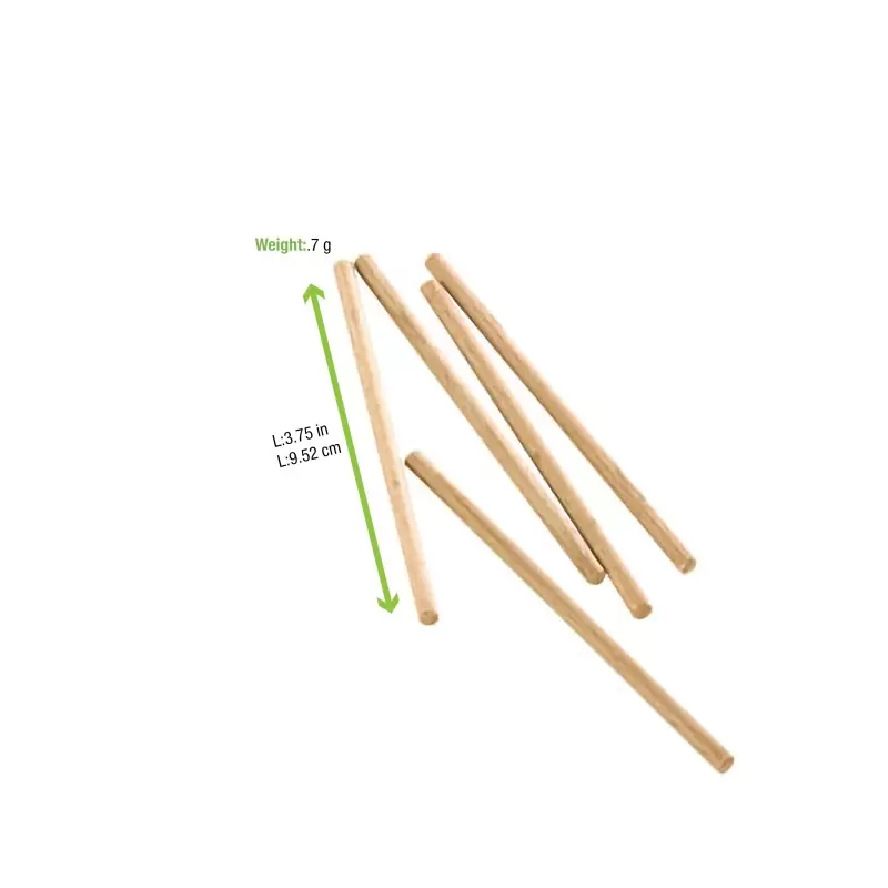 PacknWood Wooden Cake Pop Sticks - Diam.0.15'' L:3.7'' - 500 pcs PacknWood Wooden Cake Pop Sticks - Diam.0.15'' L:3.7'' - 500 pcs