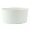 PacknWood Buckaty Round White To Go Container - 30oz Diam.5.9'' H:3'' - 360 pcs