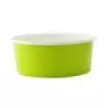 PacknWood Buckaty Round Green To Go Container - 24oz Diam.5.9'' H:2.4'' - 360 pcs
