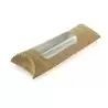 PacknWood Rectangular Large Pillow Pack With Window - 11-9.5 x 4.3 x 2.2'' - 250 pcs