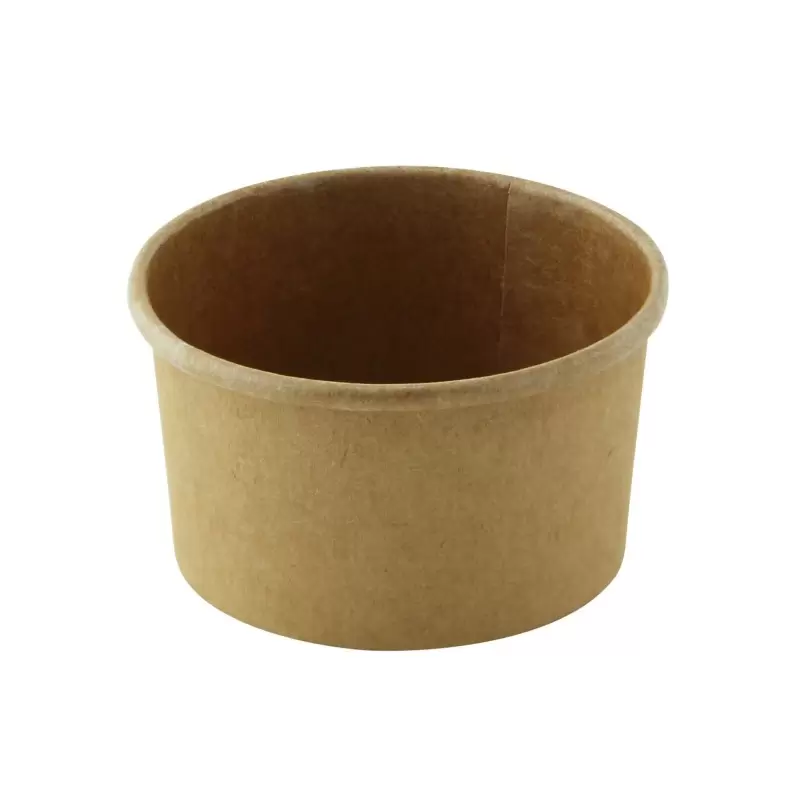 PacknWood Brown Kraft Hot & Cold Paper Cup - 2.3oz - 1000 pcs PacknWood Brown Kraft Hot & Cold Paper Cup - 2.3oz - 1000 pcs