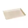 PacknWood Rectangular "Samurai" Wooden Serving Tray - 10.7 x 14.9 x 1.1'' - 100 pcs