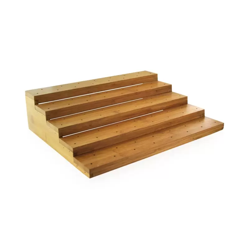 PacknWood Bamboo Pick Holder For 75 Picks - 14.2 x 12 x 3.75'' - 2 pcs PacknWood Bamboo Pick Holder For 75 Picks - 14.2 x 12 x 3.75'' - 2 pcs