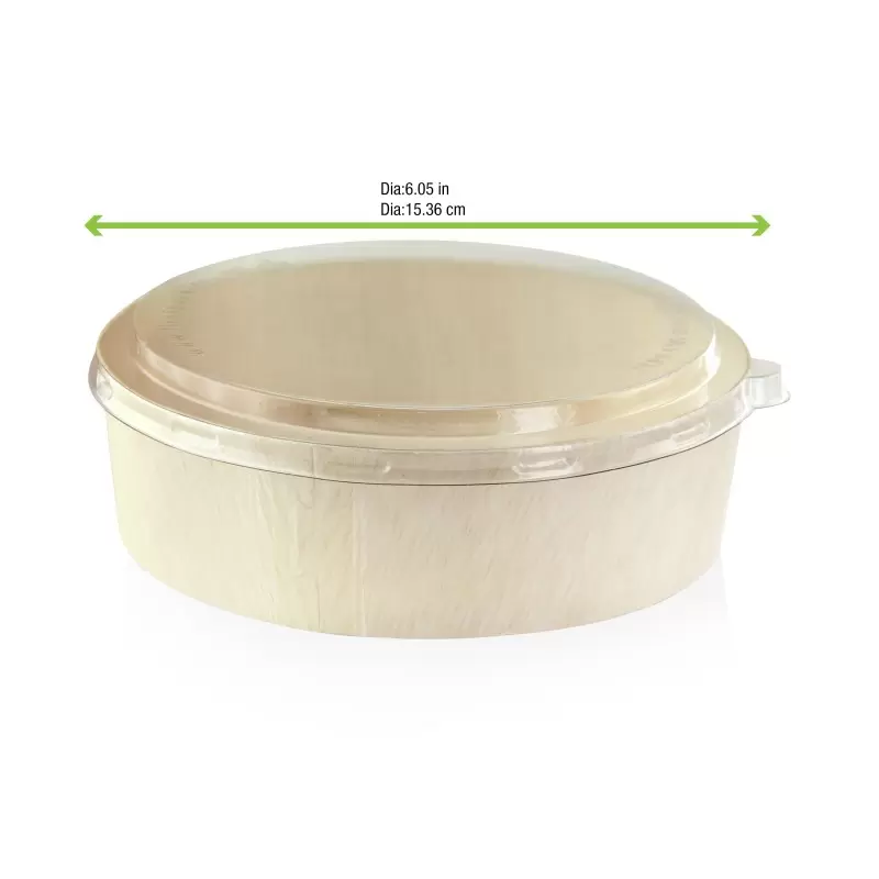PacknWood Clear Pet Lid For 210Sambol155 - 6.06 x 6.06 x 0.70'' - 100 pcs PacknWood Clear Pet Lid For 210Sambol155 - 6.06 x 6.06 x 0.70'' - 100 pcs