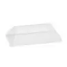 PacknWood Clear Pet Lid For 210Sambq65 - 5.11 x 2.55 x 0.78'' - 100 pcs