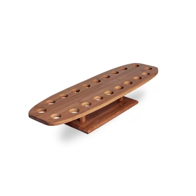 PacknWood 20 Holes Bamboo Cone And Temaki Display - 13.8 x 10.2 x 1'' - 1 pcs PacknWood 20 Holes Bamboo Cone And Temaki Display - 13.8 x 10.2 x 1'' - 1 pcs