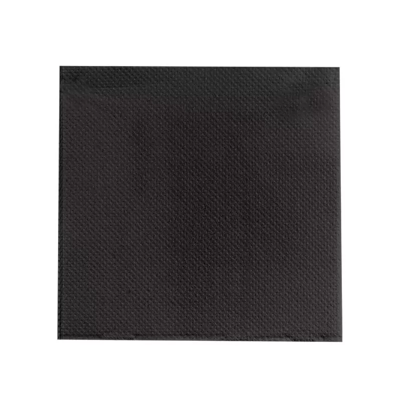 PacknWood Point To Point Black Tissue Napkin - 15x15'' 2 Ply, 1-4 Fold - 1440 pcs PacknWood Point To Point Black Tissue Napkin - 15x15'' 2 Ply, 1-4 Fold - 1440 pcs