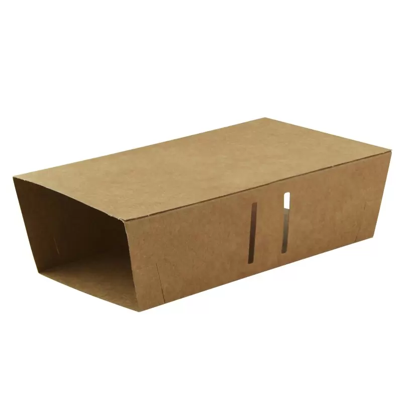 PacknWood Sleeve For Kraft Snack Tray 210Snak2 - L:7.4'' H:3.3'' W:2'' - 300 pcs PacknWood Sleeve For Kraft Snack Tray 210Snak2 - L:7.4'' H:3.3'' W:2'' - 300 pcs